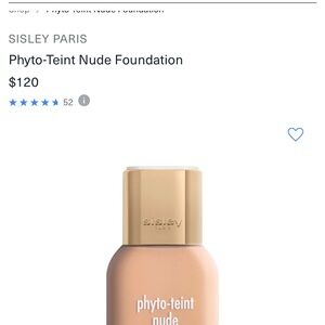 Sisley-Paris Phyto-Teint Nude Foundation - Tan - save $21 and no tax !! New item